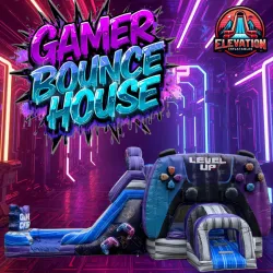 Gamer Bounce House with Slide (Water or Dry)