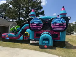 south beach bounce house jacksonvile nc front 1777055438 South Beach Bounce House with Slide (Water or Dry)